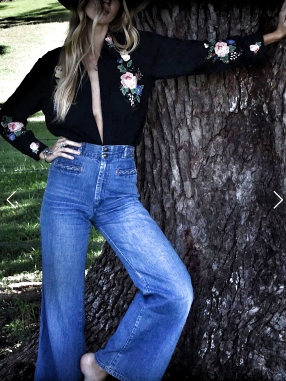 Chasing Unicorns Light Blue Women Jeans - Picture 3 of 13